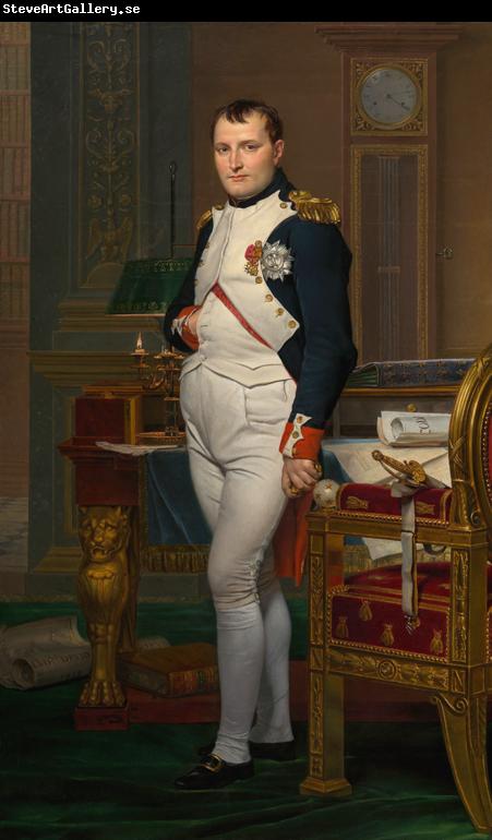 Jacques-Louis David Napoleon in his Study (mk08)